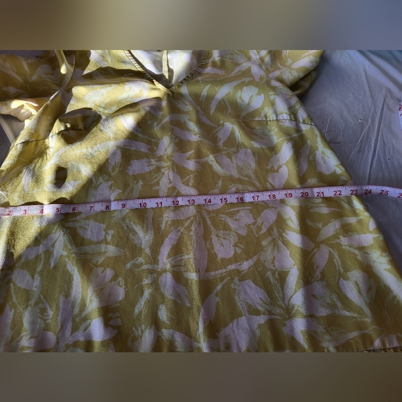 A New Day Floral Print Dress in Green  and White, Size Medium - Picture 8 of 8